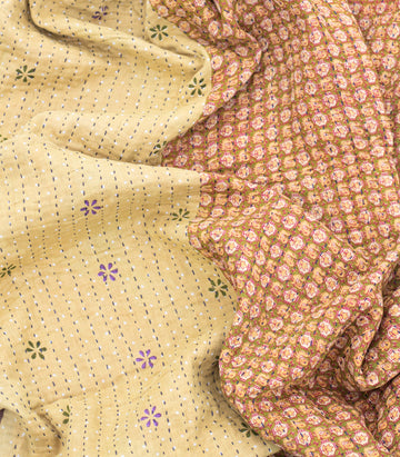 Kiwi Small Quilted Throw